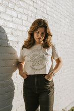 Load image into Gallery viewer, Women&#39;s Breakfast Club Tee Cropped
